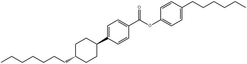庚基環(huán)己基苯甲酸對庚基苯酚酯, 84601-00-3, 結(jié)構(gòu)式