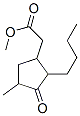 2-ブチル-4-メチル-3-オキソシクロペンタン酢酸メチル 化學(xué)構(gòu)造式