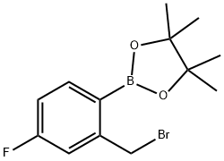 2-Bromomethyl-4-fluorophenylboronic acid pinacol ester price.