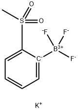 POTASSIUM (2-METHYLSULFONYLPHENYL)TRIFLUOROBORATE Struktur