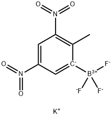 (3,5-二硝基-2-甲基苯基)三氟硼酸鉀 結(jié)構(gòu)式