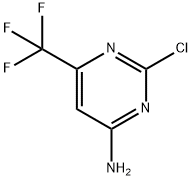 2-氯-6-(三氟甲基)-4-氨基嘧啶 結(jié)構(gòu)式