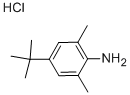 4-TERT-BUTYL-2,6-DIMETHYLANILINE HCL Struktur