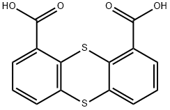 thianthrene-1,9-dicarboxylic acid Struktur