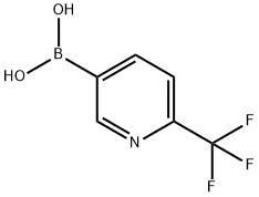 2-三氟甲基-5-吡啶硼酸, 868662-36-6, 結(jié)構(gòu)式