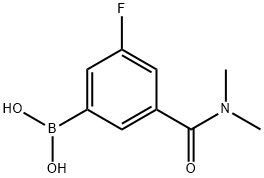 5-(DIMETHYLCARBAMOYL)-3-FLUOROBENZENEBORONIC ACID price.