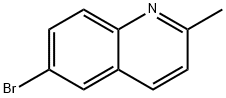 6-Bromo-2-methylquinoline Struktur