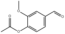 Vanillin acetate Struktur