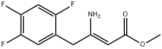 (Z)-3-氨基-4-(2,4,5-三氟苯基) -2-丁烯酸甲酯, 881995-70-6, 結(jié)構(gòu)式