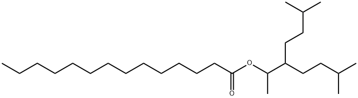 十四(烷)酸-1,5-二甲基-2-(3-甲基丁基)己基酯, 88332-30-3, 結構式