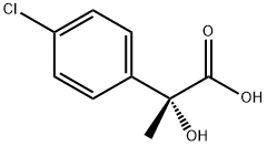 (R)-2-HYDROXY-2-METHYL(4-CHLOROBENZENE)ACETIC ACID Struktur