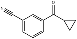 3-CYANOPHENYL CYCLOPROPYL KETONE Struktur