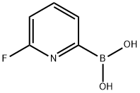 6-Fluoropyridine-2-boronic acid Structure