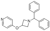 4-(1-Benzhydryl-azetidin-3-yloxy)-pyridine Struktur