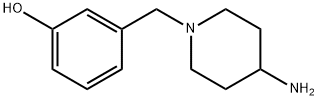3-((4-氨基哌啶-1-基)甲基)苯酚, 946679-47-6, 結(jié)構(gòu)式