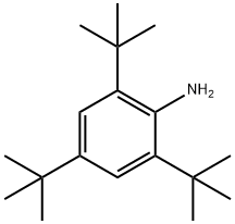 2,4,6-三叔丁基苯胺, 961-38-6, 結構式