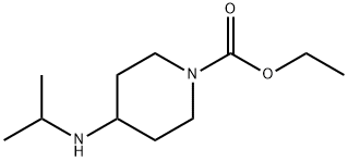 ethyl 4-(isopropylamino)piperidine-1-carboxylate Struktur