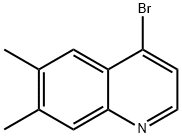 4-溴-6,7-二甲基喹啉 結(jié)構(gòu)式