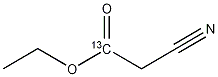 Ethyl Cyanoacetate-3-13C Struktur