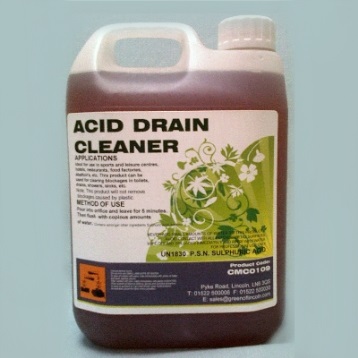 Acidic drain cleaner Acidic drain cleaner