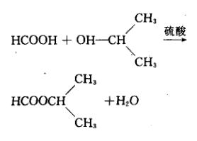 甲酸異丙酯合成反應路線圖