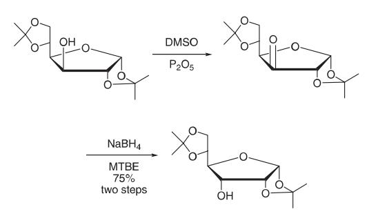 Systhesis of 1,2:5,6-Di-O-isopropylidene-alpha-D-allofuranose Systhesis of 1,2:5,6-Di-O-isopropylidene-alpha-D-allofuranose