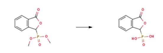 Synthesis of 3-oxo-1,3-dihydroisobenzofuran-1-ylphosphonic acid