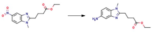 1-Methyl-5-amino-1H-benzimidazole-2-butanoic acid ethyl ester