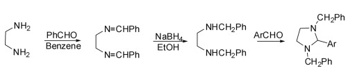 Synthesis of 1,3-dibenzyl-2-arylimidazolidine Synthesis of 1,3-dibenzyl-2-arylimidazolidine