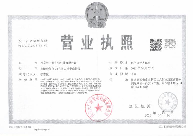 Business License Of EnterpriseLegal Person