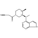 3-((3R,4R)-4-methyl-3-(methyl(7H-pyrrolo[2,3-d]pyrimidin-4-yl)amino)piperidin-1-yl)-3-oxopropanenitrile