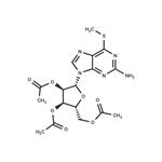 2',3',5'-Tri-O-acetyl-6-S-methyl-6-thio-guanosine