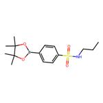 N-propyl-4-(tetramethyl-1,3,2-dioxaborolan-2-yl)benzene-1-sulfonamide