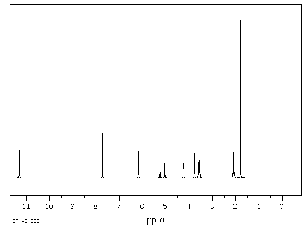 Thymidine(50-89-5) Raman