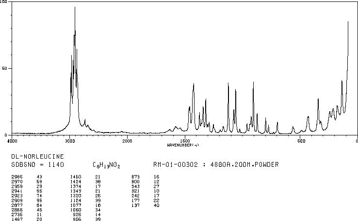 DL-Norleucine(616-06-8) <sup>13</sup>C NMR