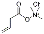 VINYL ACETOXY TRIMETHYL AMMONIUM CHLORIDE Struktur