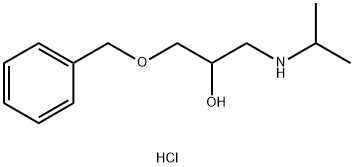 1-(BENZYLOXY)-3-(ISOPROPYLAMINO)PROPAN-2-OL HYDROCHLORIDE Struktur
