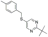 2-(TERT-BUTYL)-5-[(4-METHYLBENZYL)THIO]PYRIMIDINE Struktur