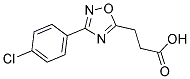 3-[3-(4-CHLOROPHENYL)-1,2,4-OXADIAZOL-5-YL]PROPANOIC ACID Struktur