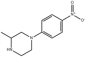 3-METHYL-1-(4-NITROPHENYL)PIPERAZINE Struktur