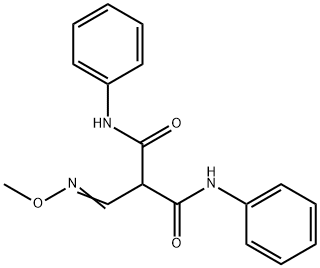 2-[(METHOXYIMINO)METHYL]-N1,N3-DIPHENYLMALONAMIDE Struktur
