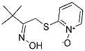 2-[(2-HYDROXYIMINO-3,3-DIMETHYLBUTYL)THIO]PYRIDINIUM-1-OLATE Struktur