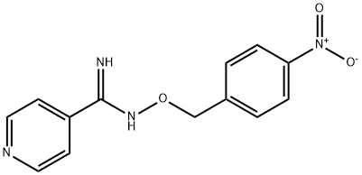 N'-[(4-NITROBENZYL)OXY]-4-PYRIDINECARBOXIMIDAMIDE Structure