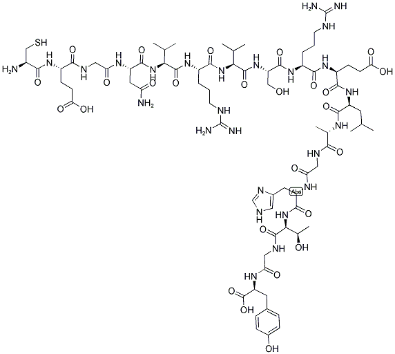 CYS-GLU-GLY-ASN-VAL-ARG-VAL-SER-ARG-GLU-LEU-ALA-GLY-HIS-THR-GLY-TYR Struktur