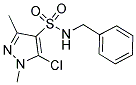 N4-BENZYL-5-CHLORO-1,3-DIMETHYL-1H-PYRAZOLE-4-SULFONAMIDE Struktur