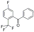 5-FLUORO-2-(TRIFLUOROMETHYL)BENZOPHENONE Struktur