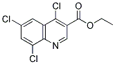 ETHYL 4,6,8-TRICHLORO-3-QUINOLINECARBOXYLATE Struktur