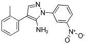 4-(2-METHYLPHENYL)-1-(3-NITROPHENYL)-1H-PYRAZOL-5-AMINE Struktur
