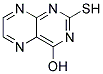 2-MERCAPTO-4-PTERIDINOL Struktur