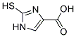 2-MERCAPTO-1H-IMIDAZOLE-4-CARBOXYLIC ACID Struktur